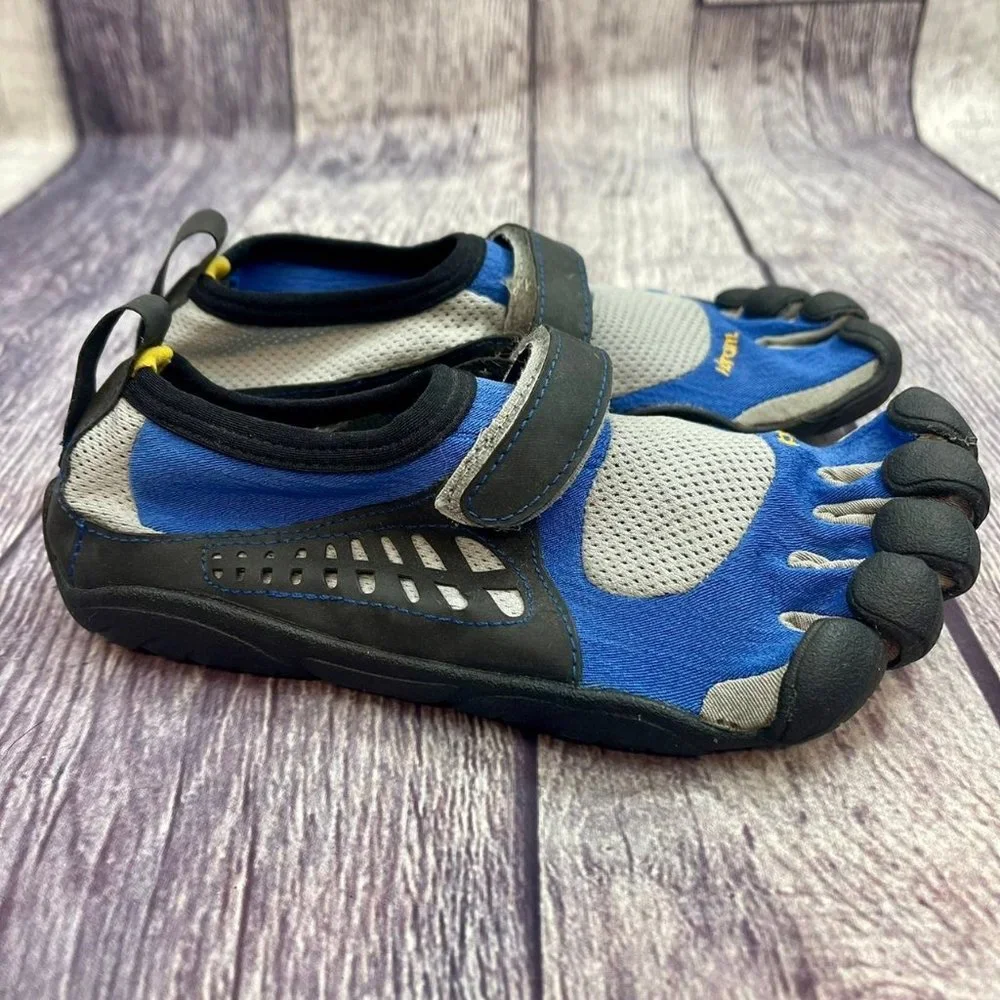 Vibram Five Fingers KSO Barefoot Minialmist Shoes Kids Youth Size 1.5 Blue